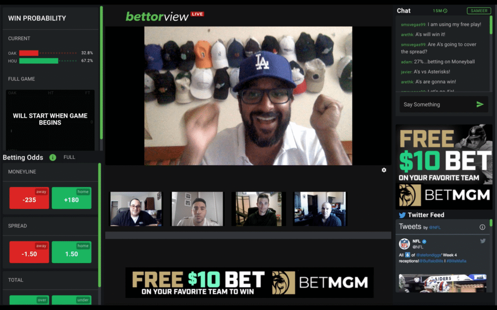 BettorView Live increases fan engagement