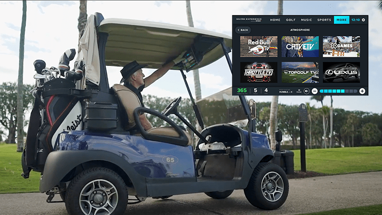 shark experience golf car